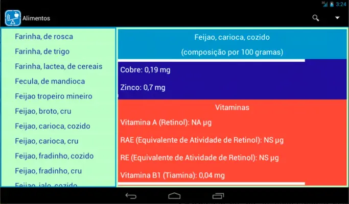 Guia Nutricional android App screenshot 5